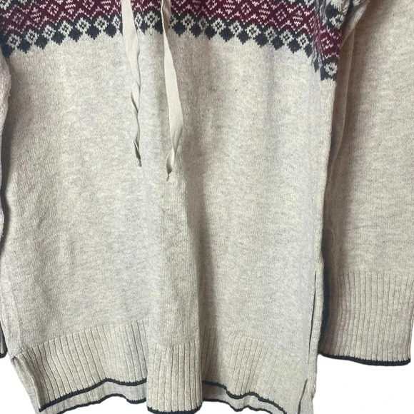 Eddie Bauer Women’s Printed Tunic Turtleneck Sweater Size Large - Picture 2 of 7